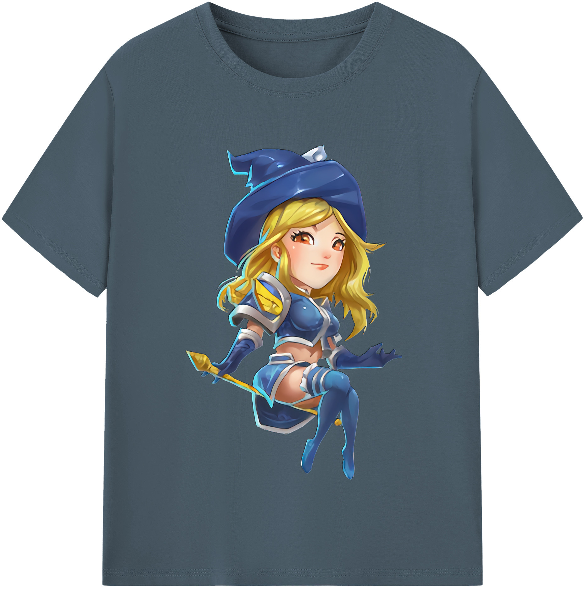 リーグ・オブ・レジェンド League of Legends LOL 綿100％半袖Tシャツ（フロントプリント）
